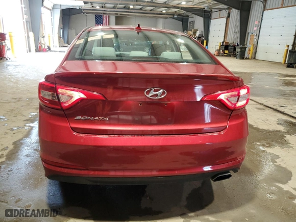 2015 Hyundai Sonata 2.4L SE with VIN 5NPE24AF6FH148224, listed as a Copart auction lot 48368615 with 81,229 mi miles and Salvage Title. Bid and sale history available at carsss.com. Image 6.