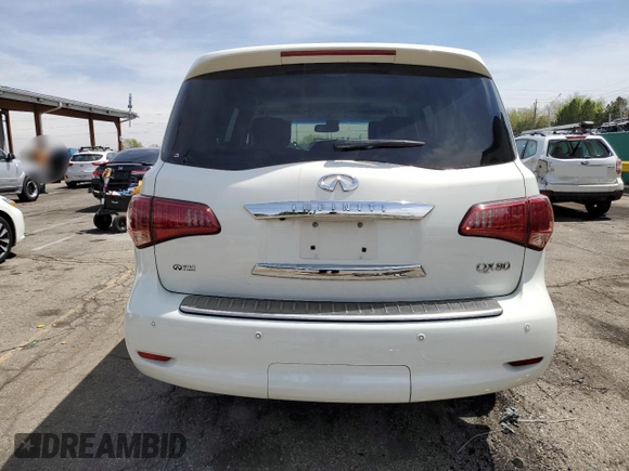 2014 Infiniti QX80 z VIN JN8AZ2NE5E9065699, wystawiony jako Copart lot #53659915 z przebiegiem 94 482 mil mil oraz Szkoda całkowita • Salvage title. Historia ofert i sprzedaży dostępna na DreamBid. Obrazek 6.