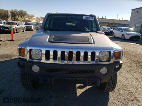 2007 Hummer H3 SUV with VIN 5GTDN13E378208605, listed as a Copart auction lot 82049904 with 129,055 mi miles and Salvage Title. Bid and sale history available at DreamBid. Image 5.