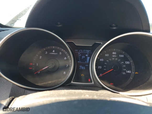2013 Hyundai Veloster w/Black Int with VIN KMHTC6AD7DU086250, listed as a Copart auction lot 88927285 with 171,779 mi miles and Clean Title. Bid and sale history available at carsss.com. Image 9.
