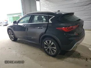 2018 Infiniti QX30 Essential z VIN SJKCH5CR7JA057432, wystawiony jako Copart lot #57773095 z przebiegiem 94 839 mil mil oraz Tytuł czysty. Historia ofert i sprzedaży dostępna na DreamBid. Obrazek 2.