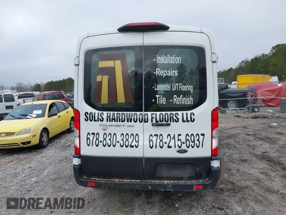 2021 Ford Transit Cargo with VIN 1FTBR1C87MKA12520, listed as a IAAI auction lot 41143999 with 88,943 mi miles and . Bid and sale history available at DreamBid. Image 16.