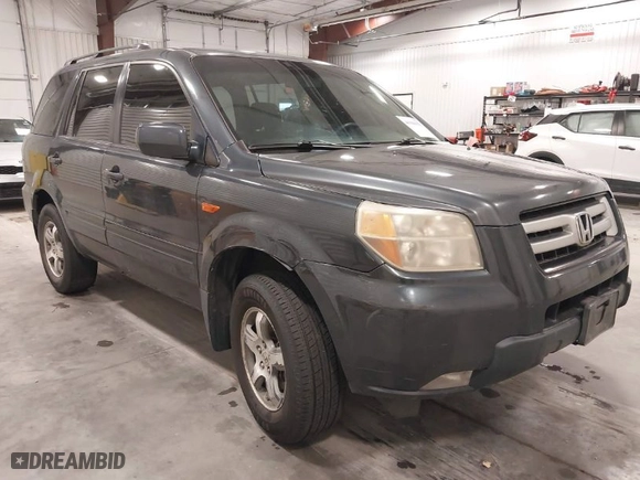 2006 Honda Pilot EX with VIN 2HKYF18466H504644, listed as a IAAI auction lot 41949350 with 256,464 mi miles. Bid and sale history available at carsss.com. Image 1.
