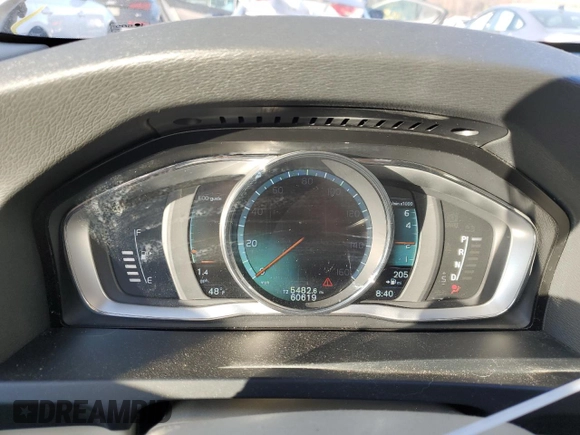 2016 Volvo S60 T5 Premier with VIN YV1612TK6G2395942, listed as a Copart auction lot 80284553 with 60,619 mi miles. Bid and sale history available at carsss.com. Image 9.