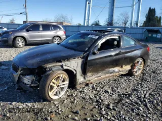 2017 BMW 2 Series 230i xDrive with VIN WBA2H9C30HV642466, listed as a Copart auction lot 80106984 with 0 mi miles and Salvage Title. Bid and sale history available at carsss.com. Image 1.