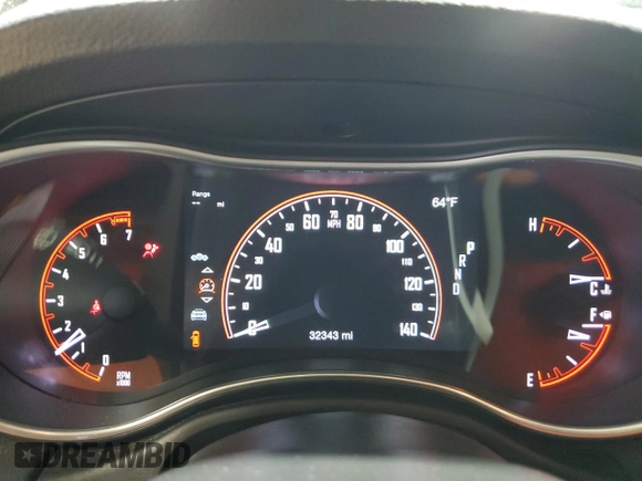 2019 Dodge Durango Citadel with VIN 1C4RDJEG3KC691825, listed as a Copart auction lot 72603824 with 32,343 mi miles and Salvage Title. Bid and sale history available at DreamBid. Image 9.