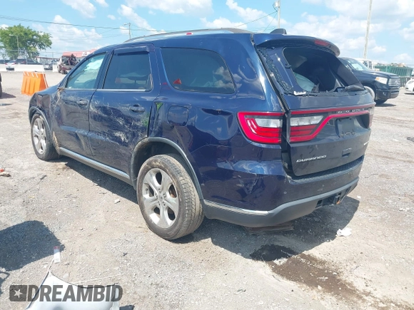2014 Dodge Durango Limited with VIN 1C4RDHDG0EC502286, listed as a IAAI auction lot 42610752 with 190,895 mi miles and . Bid and sale history available at DreamBid. Image 3.