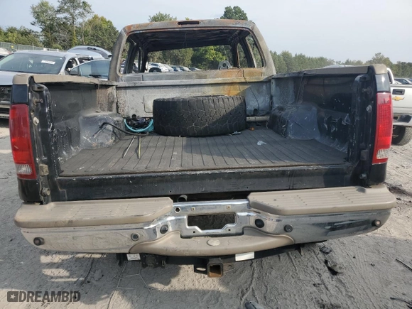 2007 Ford Super Duty F-250 XL with VIN 1FTSW21P97EA05306, listed as a Copart auction lot 85074764 with 0 mi miles and Salvage Title. Bid and sale history available at carsss.com. Image 6.