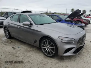 2023 Genesis G70 2.0T with VIN KMTG34TA5PU131494, listed as a Copart auction lot 76295844 with Not Provided miles and Non Repairable. Bid and sale history available at DreamBid. Image 4.