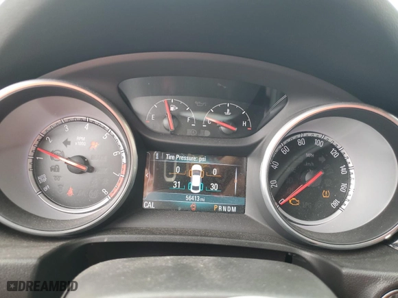 2018 Buick Regal Sportback Essence with VIN W04GP6SX1J1086626, listed as a Copart auction lot 72621274 with 56,413 mi miles and Salvage Title. Bid and sale history available at carsss.com. Image 9.