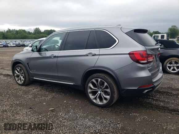 2017 BMW X5 xDrive50i with VIN 5UXKR6C30H0U13764, listed as a Copart auction lot 54575335 with 27,539 mi miles and Salvage title. Bid and sale history available at DreamBid. Image 2.