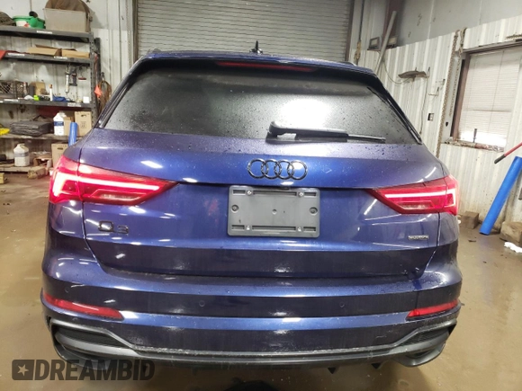 2022 Audi Q3 S line Premium Plus с VIN WA1EECF38N1037304, выставлен на аукционе Copart как лот 85457614 с пробегом 29 472 миль миль и Списание • Salvage title. История ставок и продаж доступна на DreamBid. Изображение 6.