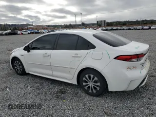 2021 Toyota Corolla Hybrid LE with VIN JTDEAMDE3MJ013373, listed as a Copart auction lot 48709785 with 136,422 mi miles and Salvage Title. Bid and sale history available at carsss.com. Image 2.