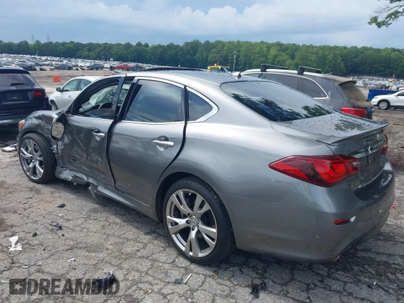 2015 Infiniti Q70 with VIN JN1BY1AP6FM540296, listed as a IAAI auction lot 42524538 with 119,933 mi miles and . Bid and sale history available at DreamBid. Image 3.