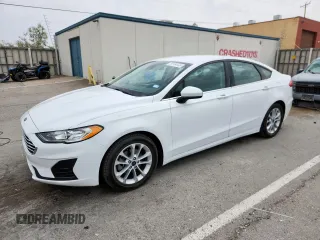 2020 Ford Fusion SE with VIN 3FA6P0HD0LR167482, listed as a Copart auction lot 59154645 with 68,292 mi miles and Salvage title. Bid and sale history available at DreamBid. Image 1.