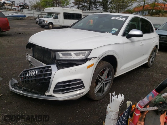 2019 Audi SQ5 Premium Plus with VIN WA1B4AFY8K2023480, listed as a Copart auction lot 52911634 with 73,433 mi miles and Salvage Title. Bid and sale history available at DreamBid. Image 1.