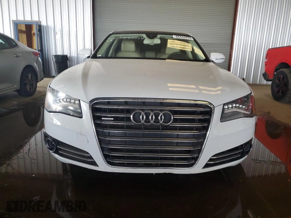 2017 Audi A8 with VIN WAU44AFD2HN009512, listed as a Copart auction lot 84442474 with 44,174 mi miles and Salvage title. Bid and sale history available at DreamBid. Image 5.