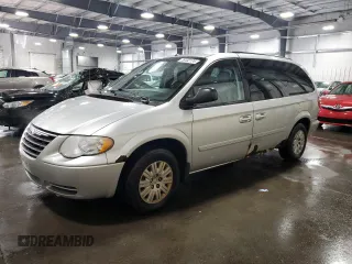 2007 Chrysler Town & Country LWB LX with VIN 2A4GP44R87R341991, listed as a Copart auction lot 76132174 with 166,176 mi miles and Non Repairable. Bid and sale history available at carsss.com. Image 1.