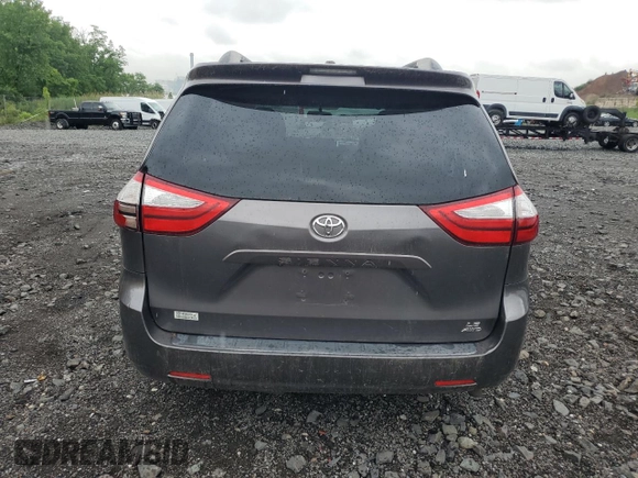 2016 Toyota Sienna LE AAS с VIN 5TDKK3DCXGS701628, выставлен на аукционе Copart как лот 60651765 с пробегом 93 224 миль миль и Чистый • Clean title. История ставок и продаж доступна на DreamBid. Изображение 6.