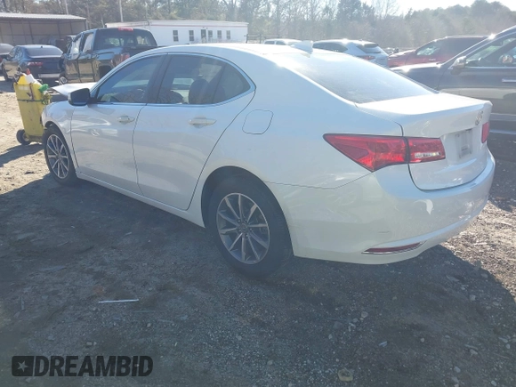 2020 Acura TLX with VIN 19UUB1F37LA013167, listed as a IAAI auction lot 41353081 with 60,061 mi miles. Bid and sale history available at carsss.com. Image 3.
