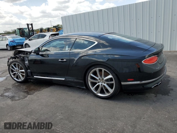 2020 Bentley Continental GT First Edition with VIN SCBCG2ZG9LC075046, listed as a Copart auction lot 57304795 with 32,669 mi miles and Salvage title. Bid and sale history available at DreamBid. Image 2.