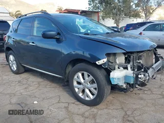 2014 Nissan Murano SV with VIN JN8AZ1MU0EW422369, listed as a IAAI auction lot 41712732 with 197,515 mi miles and . Bid and sale history available at carsss.com. Image 1.