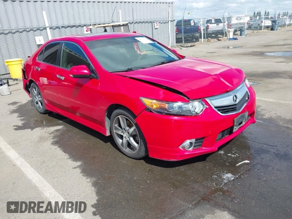 2014 Acura TSX Special Edition with VIN JH4CU2F86EC000910, listed as a IAAI auction lot 42223721 with 104,702 mi miles and . Bid and sale history available at DreamBid. Image 1.