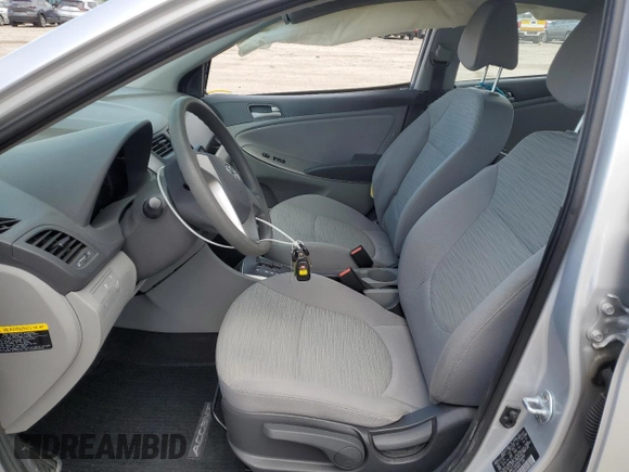 2017 Hyundai Accent SE z VIN KMHCT4AE8HU269482, wystawiony jako Copart lot #55582095 z przebiegiem 23 736 mil mil oraz Szkoda całkowita • Salvage title. Historia ofert i sprzedaży dostępna na DreamBid. Obrazek 7.