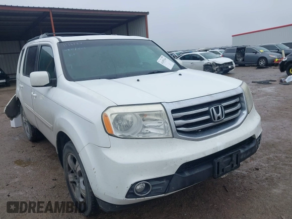 2013 Honda Pilot EX-L with VIN 5FNYF3H52DB014959, listed as a IAAI auction lot 41459164 with 174,136 mi miles and . Bid and sale history available at DreamBid. Image 1.