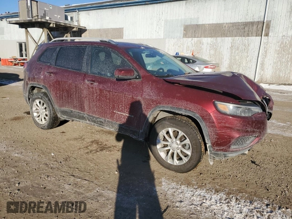2020 Jeep Cherokee Latitude with VIN 1C4PJMCB3LD651068, listed as a Copart auction lot 87751455 with 72,700 mi miles and Salvage Title. Bid and sale history available at carsss.com. Image 4.