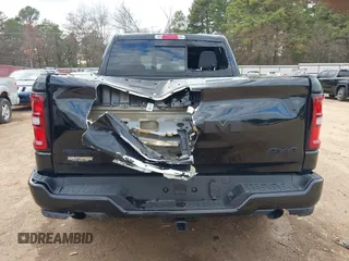 2025 Ram 1500 Big Horn with VIN 1C6SRFFP4SN560753, listed as a IAAI auction lot 41143013 with 1 mi miles. Bid and sale history available at carsss.com. Image 17.