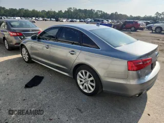 2013 Audi A6 Prestige with VIN WAUHGAFCXDN039478, listed as a Copart auction lot 63867145 with 180,453 mi miles and Salvage title. Bid and sale history available at DreamBid. Image 2.