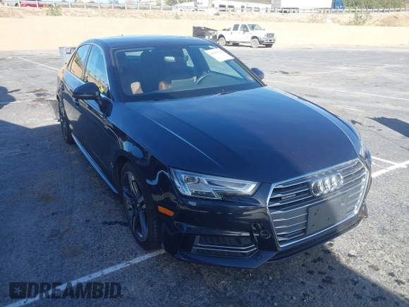2018 Audi A4 Premium Plus z VIN WAUENAF41JN004776, wystawiony jako IAAI lot #41410230 z przebiegiem Nie podano mil oraz . Historia ofert i sprzedaży dostępna na DreamBid. Obrazek 1.