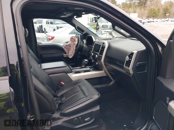 2018 Ford F-150 XL with VIN 1FTFW1E55JFE25165, listed as a IAAI auction lot 41708303 with 186,664 mi miles and . Bid and sale history available at DreamBid. Image 5.
