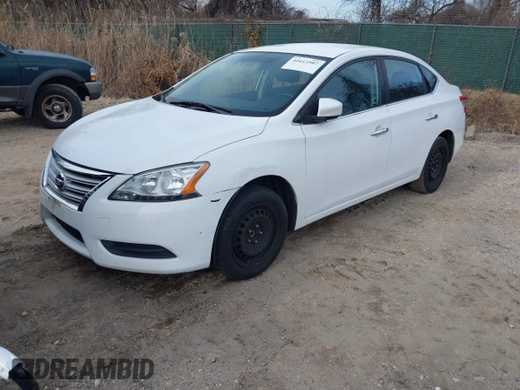 2015 Nissan Sentra SV with VIN 3N1AB7APXFY248230, listed as a IAAI auction lot 41613507 with 168,744 mi miles and . Bid and sale history available at DreamBid. Image 2.