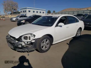 2010 Chevrolet Impala LT with VIN 2G1WB5ENXA1130937, listed as a Copart auction lot 43943055 with 126,365 mi miles and Salvage Title. Bid and sale history available at DreamBid. Image 1.
