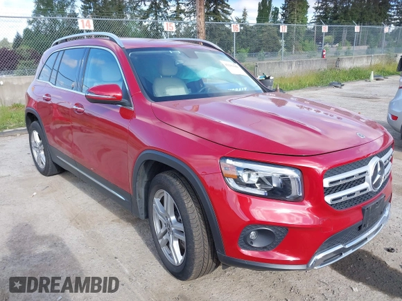 2021 Mercedes-Benz GLB 250 z VIN W1N4M4HB5MW141273, wystawiony jako IAAI lot #42201608 z przebiegiem 34 713 mil mil oraz . Historia ofert i sprzedaży dostępna na DreamBid. Obrazek 1.