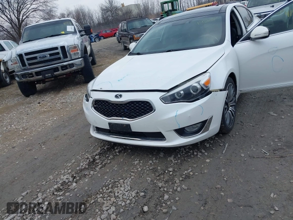 2014 Kia Cadenza Premium with VIN KNALN4D7XE5129562, listed as a IAAI auction lot 41922550 with 142,136 mi miles. Bid and sale history available at carsss.com. Image 6.