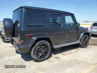 2021 Mercedes-Benz G with VIN W1NYC7HJ1MX384652, listed as a Copart auction lot 53282425 with 92,829 mi miles and Salvage Title. Bid and sale history available at carsss.com. Image 3.