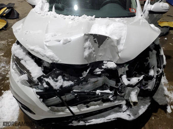 2022 Honda HR-V EX with VIN 3CZRU6H55NM771101, listed as a Copart auction lot 42176295 with 0 mi miles and Salvage Title. Bid and sale history available at carsss.com. Image 12.