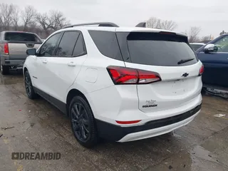 2022 Chevrolet Equinox RS with VIN 3GNAXMEVXNS118530, listed as a IAAI auction lot 41452469 with 53,217 mi miles and . Bid and sale history available at DreamBid. Image 3.