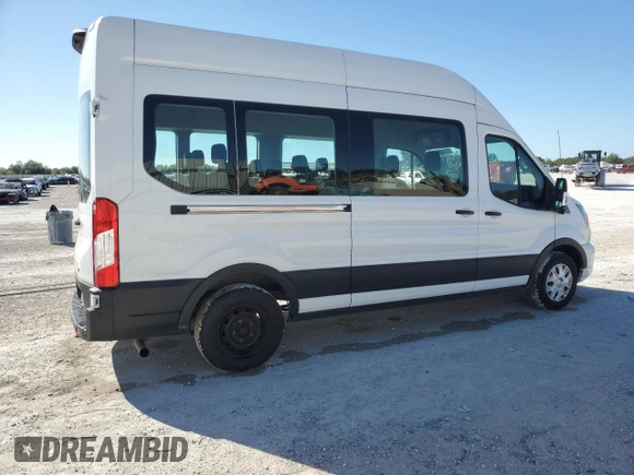 2023 Ford Transit Passenger XL with VIN 1FBAX2X88PKA80268, listed as a Copart auction lot 48070675 with 73,033 mi miles and Clean Title. Bid and sale history available at DreamBid. Image 3.