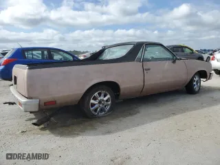 1982 Chevrolet El Camino with VIN 1GCCW80HXCR198571, listed as a Copart auction lot 77004474 with 70,899 mi miles and Salvage Title. Bid and sale history available at carsss.com. Image 3.