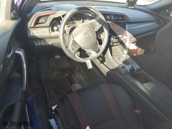2020 Honda Civic Si Coupe with VIN 2HGFC3A53LH753374, listed as a Copart auction lot 81543424 with 92,643 mi miles and Salvage Title. Bid and sale history available at carsss.com. Image 8.