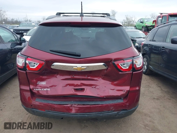 2017 Chevrolet Traverse LT with VIN 1GNKRHKD1HJ244573, listed as a IAAI auction lot 41997955 with 120,401 mi miles and . Bid and sale history available at DreamBid. Image 16.