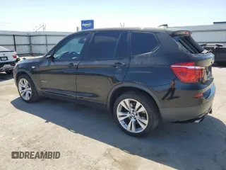 2014 BMW X3 xDrive35i with VIN 5UXWX7C50E0E75288, listed as a Copart auction lot 54365825 with Not Provided miles and Salvage Title. Bid and sale history available at DreamBid. Image 2.