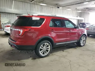 2018 Ford Explorer XLT with VIN 1FM5K8D89JGC24094, listed as a Copart auction lot 53387205 with 72,087 mi miles and Non Repairable. Bid and sale history available at carsss.com. Image 3.