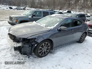 2017 Acura TLX V6 with VIN 19UUB2F3XHA001933, listed as a Copart auction lot 85302004 with 146,457 mi miles and Salvage Title. Bid and sale history available at carsss.com. Image 1.