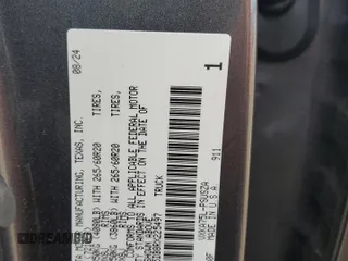 2024 Toyota Tundra SR5 with VIN 5TFLA5DB8RX225497, listed as a Copart auction lot 54444545 with 6,092 mi miles and Salvage title. Bid and sale history available at DreamBid. Image 12.