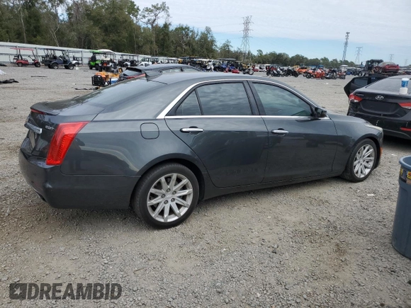 2016 Cadillac CTS RWD with VIN 1G6AP5SX2G0124470, listed as a Copart auction lot 87913695 with 81,272 mi miles and Salvage title. Bid and sale history available at DreamBid. Image 3.